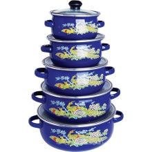 Enamel Casserole 5PCS Set 12-20cm (662EDG)